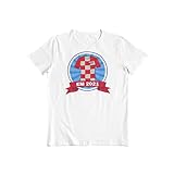 Kroatien Fanshirt I VATRENI I Hrvatska Trikot Shirt - Das Fan Shirt der kroatischen Nationalmannschaft für die EM 2021 I Fanartikel in verschiedenen Größen (s)