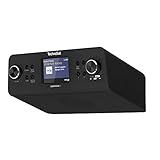TechniSat DIGITRADIO 21 - DAB+ Unterbau-Küchenradio (DAB+, UKW, 2,8' Farbdisplay, Favoritenspeicher, Wecker, Kopfhöreranschluss) schw