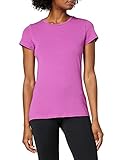 CARE OF by PUMA Damen Active T-Shirt, Rosa (Pink), 38, Label: M