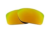 SEEK Ersatzgläser Kompatibel mit OAKLEY Valve Asia Fit Polarisiert Gold Spieg