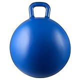 PFIFF 001171 Pferdespielball, Spielball für Pferde, Aufblasbar, Blau, 40