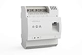 devolo LAN Powerline Adapter, dLAN pro 1200 DINrail -bis zu 1.200 Mbit/s, Hutschienen Powerlan Adapter, Internet aus dem Verteilerkasten, g