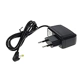 GIGAFOX® Ladekabel / Ladegerät / Netzteil / Charger - schwarz, 1,10m, 1000mA, 90° Stecker für TomTom GO 510 Navigationssystem Navi (5V / 4.0mm x 1.7mm) - für schnelles L