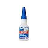 Loctite 1919335 406, niedrigviskoser Flüssigkleber, hochfester Kleber für Kunststoffe und Elastomere, schnell aushärtender Cyanacrylat-Sekundenkleber für schnelles Fixieren, 1x20g