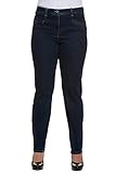 Ulla Popken Damen Stretchjeans Mony N Hose, Blau (Dark Denim 93), 54