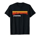 Vintage Liverpool Cityscape Retro Skyline T-Shirt T-S