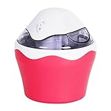 XiYou Eismaschine Hause Automatische Eismaschine Eismaschine Fruchtmilch Hausgemachte Eiscreme Machen Lecker (Rosa, 14,6 x 14,6 x 16,2 cm)