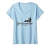 Damen Berufssadistin Lustiges Physiotherapeutin Masseurin Geschenk T-Shirt mit V