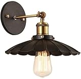 Miikoo1 Wandlampe American Loft Schwarz Antik Halterung Industrielle Halterung Einstellbare Retro Innenbeleuchtung Rustikale E27 Edison Wandleuchte Für Restaurant Wohnzimmer Bü