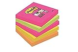 Post-it, Farbige Haftnotizen, Selbstklebende Sticky Notes, Klebezettel und Haftnotizzettel in der Cape Town Kollektion, Notizzettel für Büro und Studenten, 5 Blöcke à 90 Post-Its, 76 x 76