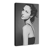 Kunstposter Gal Gadot (2) Leinwand-Poster, Wandkunst, Dekordruck, Bild für Wohnzimmer, Schlafzimmer, Dekoration, Rahmen: 50 x 75