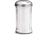 TableCraft Zucker-Ausgießer aus Glas mit seitlicher Klappe oben, 340 ml | Zuckersp