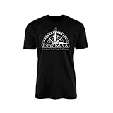 T-Shirt mit Aufschrift 'Greatness from Small Beginnings', Sic Parvis Magna Sir Francis Drake Action Adventure Game Fortune Treasure Thief Legacy, Geschenk, Schwarz , XL