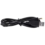 Vrttlkkfe superschnell USB 2.0 EIN Maennlich auf 4,0mm x 1,7mm Stromkabel 3Ft Schw