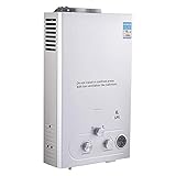 Flacher Warmwasserspeicher, Warmwasserspeicher Boile Innenbehälter aus Edelstahl für Boiler, Warmwasserboiler, Elektrospeicher, Heizung, Speicher (12L-LPG)