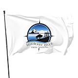 Wavin flag Blueberry River First Nation Flag (British Columbia) Flag wetterfest mehrfarbig gruselige Halloween-Weihnachtsschatzsuche, Partydek
