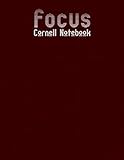 Focus Cornell Notebook: Cornell Note Paper Notebook 100 Pages (8.5 x 11 in), Cornell Note Taking System for School College and University S