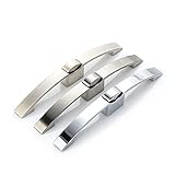 RV Handlauf Camper-Autokabinett-Verriegelungsgriff-Push-Schloss RV. Caravan Boot Lock Schublade Latch Button Schloss Möbel Türsperre Hardware RV-Assistent-Griff. ( Color : Pearl Nickel 160mm )