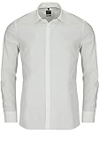 Herren Hemd No. 6 Super Slim Fit Langarm, Farbe Creme, Size M (40)