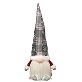 Weihnachtszwerg Christbaum Figuren GNOME mit LED Lichter Weihnachtendeko Gesichtslose Plüsch Puppe Desktop Wohnzimmer Schlafzimmer Dekorationen Weihnachtsmann Elf Plüsch Dek