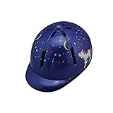 Reithelm Helm Pferdesport Schutzausrüstung Verstellbar für Kinder(Purple)