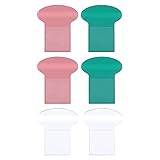 zhengyang Toilettendeckelheber 6 Stück WC-Deckelgriffe Tragbarer Toilettensitzbezug Heber Toilettenzubehör WC-Deckelheber (Farbe: verschiedene Farben)
