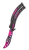 Butterfly Balisong - Doppler Phase 2 - Trainer CSGO Knife Skin Counter-Strike Trainingsmesser Übungsmesser Jagdmesser - Bundle - Arik