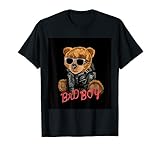 Bad Boy Tee Shirts, Funny Teddy Bear Graphic Design Style T-S