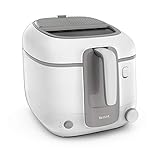 Tefal Fritteuse Super Uno Access FR3100 | Kapazität 2,2 L | Spülmaschinengeeignete Teile | Geruchsfilter | Herausnehmbarer Behälter | Weiß/G