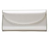 Rainbow Club Handtasche Brauttasche - Viki Ivory Satin/Fine G