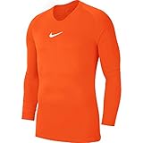 Nike Herren Park First Layer Top Thermal Long Sleeve, Orange, S