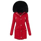 HHOP Winterjacke weiße Steppjacke Damen Jacke rosa Jacke Damen hemdjacke Damen daunenmantel Damen leicht Materialmix Jacke Jacke Damen mit Fell Parka Damen Damen Steppweste grü