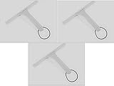 Leifheit 41650 Duschkabinenabzieher Cabino (3 Pack, Weiß)