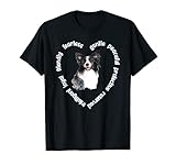 Border Collie Herz | Border Collie Mama Border Collie Dad T-S