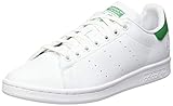 adidas Originals Mens Stan Smith Vegan Sneaker, Footwear White/Green/Footwear White,43 1/3 EU