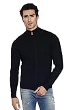 Bonamaison Men's TRYKC103562 Cardigan Sweater, Schwarz, S