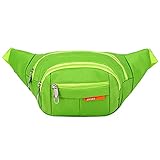 QQWW Fanny Pack wasserdichte Tasche Taschen Damen Mode Bum Bag Reise Crossbody Brusttaschen Unisex Hip Bag 1115 (Color : Green, Size : One Size)