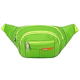 QQWW Fanny Pack wasserdichte Tasche Taschen Damen Mode Bum Bag Reise Crossbody Brusttaschen Unisex Hip Bag 1115 (Color : Green, Size : One Size)