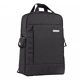 QYHGS Kamera Digitalkamera Schultern Rucksack Freizeit Freizeittasche Wasserdicht W Regenhülle Fit 14in Laptop MIT USB-Anschluss für DSLR Stativ (Color : Black, Size : 410X300X140mm)