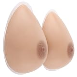 Vollence Selbstklebende Silikon Brustformen falsche Brüste für Mastektomie Prothese Transgender Transvestitismus Cross-Dressers Cosplay CD