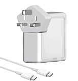 61W USB-C Netzadapter, USB C Ladegerät für Mac Pro Ladegerät mit USB C Kabel kompatibel mit/für Mac Air/Pro/Retina, iPa- Pro, HUAWEI, Matebook Dell Hp Asus Acer PD Schnellladung