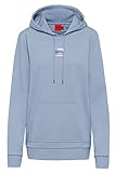 HUGO Damen Dasara_redlabel Kapuzenpullover, Light/Pastel Blue458, M