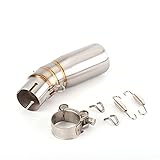 HKPKYK Motorrad Auspuff Mittelschalldämpfer, für BMW C400GT 2019 2020 ohne Auspuff Slip-On Escap