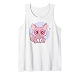 Little Fox Owl - Cute Kawaii Anime - Aesthetic Japanese Tank Top