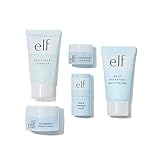e.l.f. Jet Set Hydration Kit | TSA-freundliche Hautpflege | Cleanser, Balm, Feuchtigkeitscreme, Augencreme und N