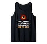 Nerd Schwarzes Loch Raum Zeit Gefüge Spruch Physiker Physik Tank Top