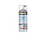 Bondex Kreidefarbe Spray Warmes Himmelsgrau 0,4l, Sprühfarbe mit hoher Ergiebigkeit im Shabby Chic Look, Einfacher Farbauftrag, Sprü