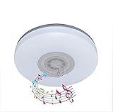 LED Musik Deckenleuchte Mit Bluetooth Lautsprecher, 72W RGB Dimmbar Sternenhimmel Deckenlampe Mit Fernbedienung Und APP-Steuerung,Kronleuchte Für Schlafzimmer, Kinderzimmer, Party