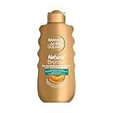 Garnier Ambre Solaire Natural Bronzer Milch, für eine natürliche Bräune, die bis zu 1 Woche hält, zieht schnell ein, 150