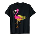 Flamingo-Ananas, niedlicher tropischer Wader, lustiges Hawaii-Geschenk T-S